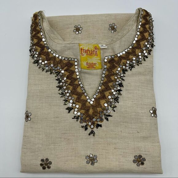 Taruni Indian Style Tunic Dress Sz M - Picture 12 of 16